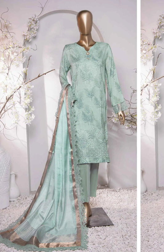 HZ Muse Luxury Raw Silk Embroidered Collection - MRE 156