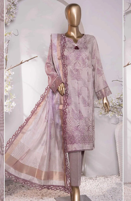 HZ Muse Luxury Raw Silk Embroidered Collection - MRE 159