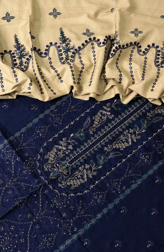Embroidered Jacquard Wool Collection by Marjjan - MRW-483 B