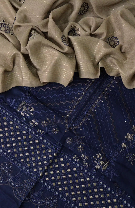 Embroidered Marina Wool Collection by Marjjan - MRW-484 A
