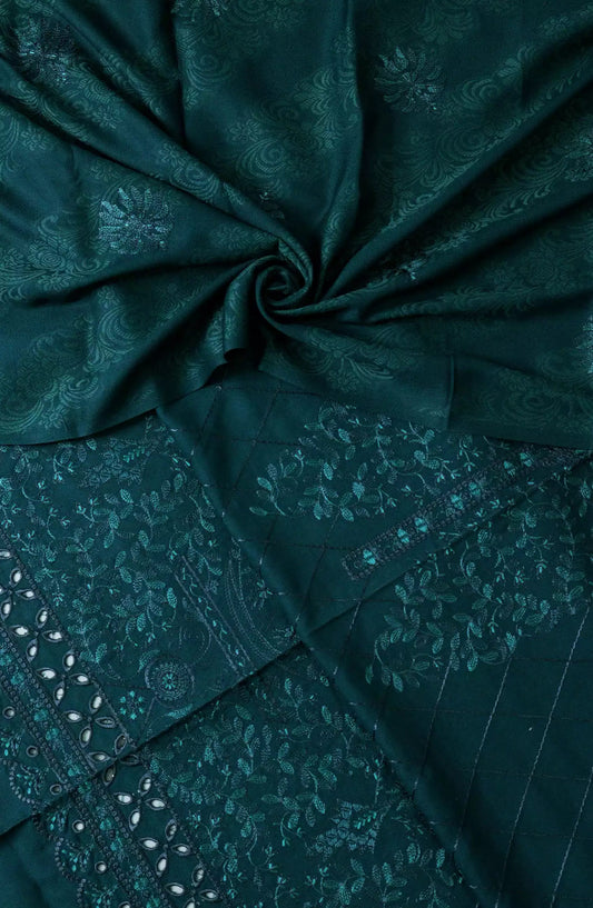 Embroidered Marina Wool Collection Vol 02-MRW-486 D