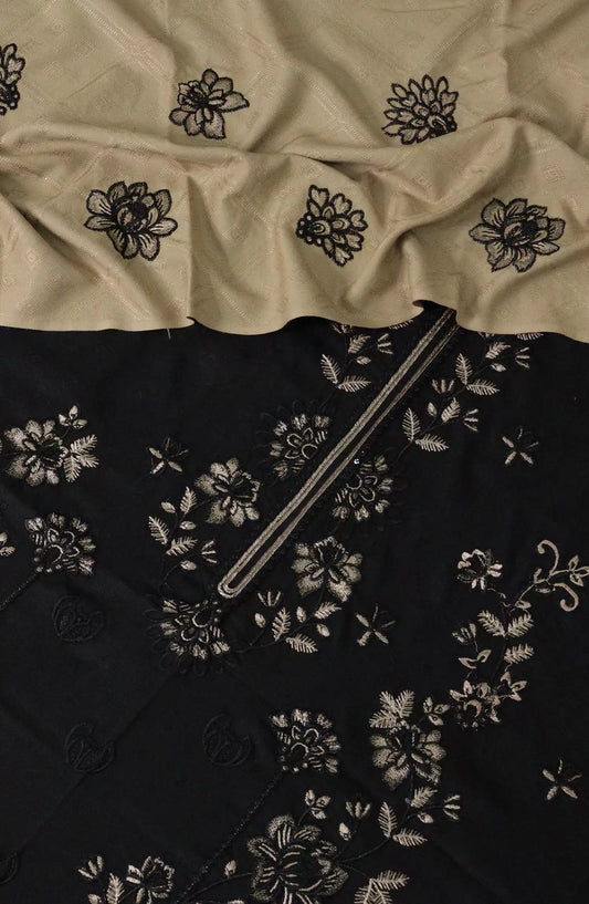 Exclusive Embroidered Wool Jacquard Collection by Marjjan - MRW 476 E