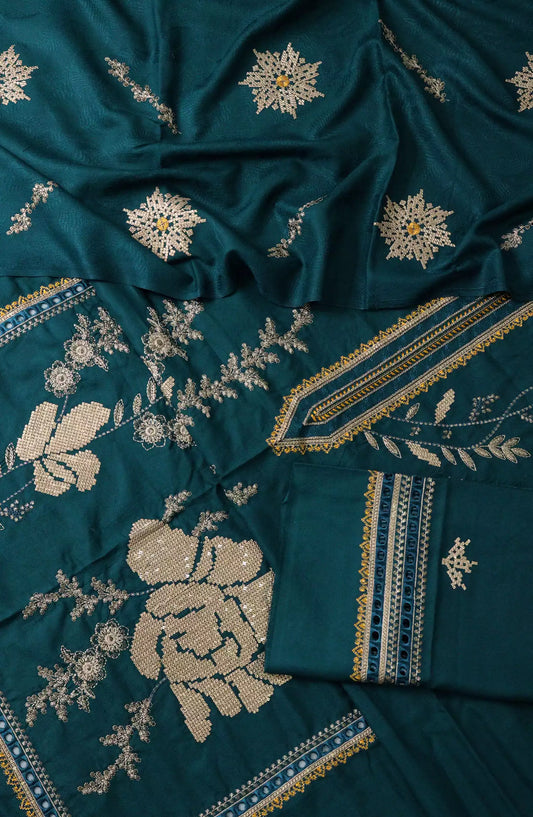 Exclusive Embroidered Wool Collection by Marjjan - MRW 478 C
