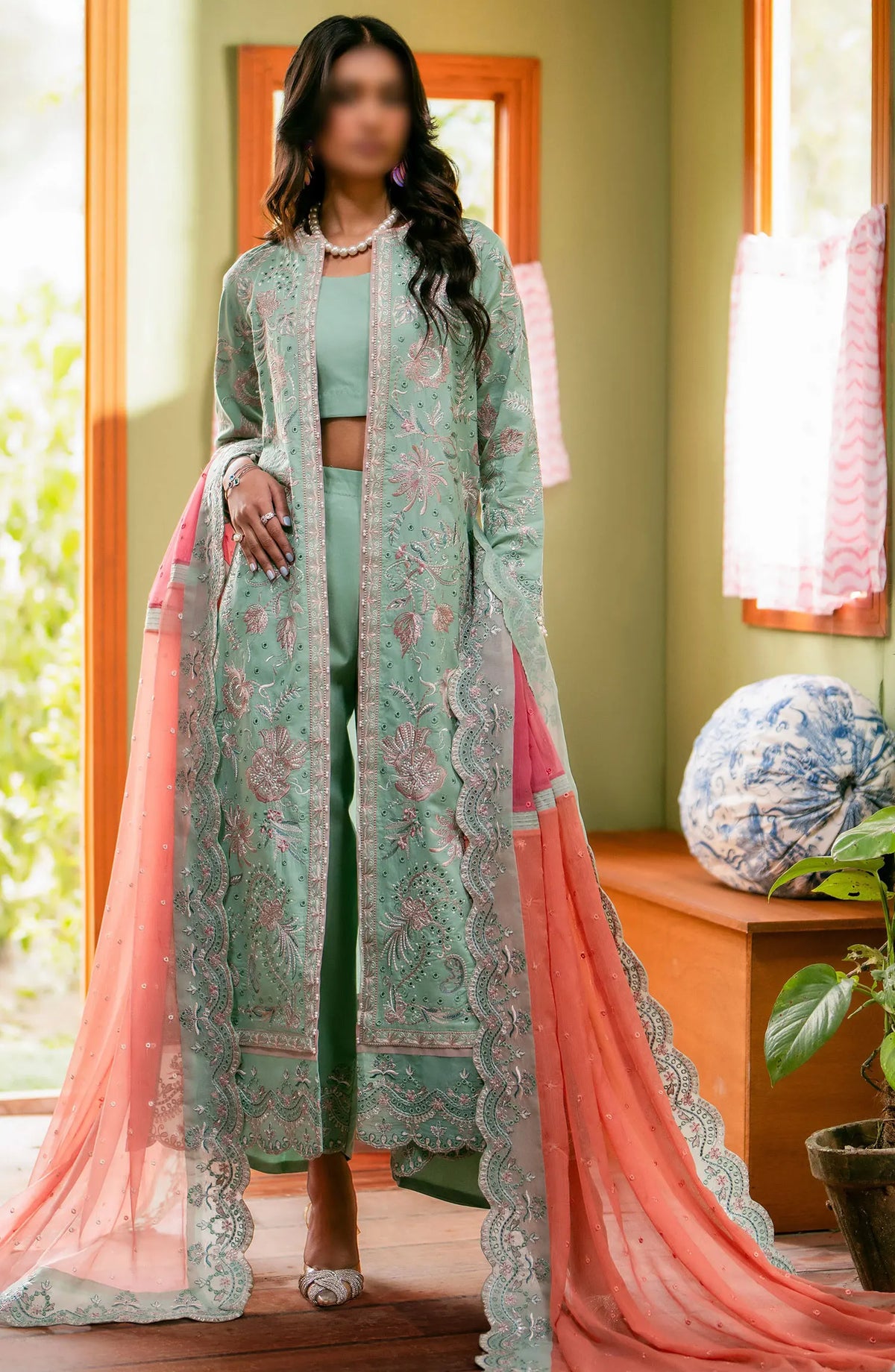 Maryum N Maria Luxury Lawn Collection 2024 - MS24-555 MAYE