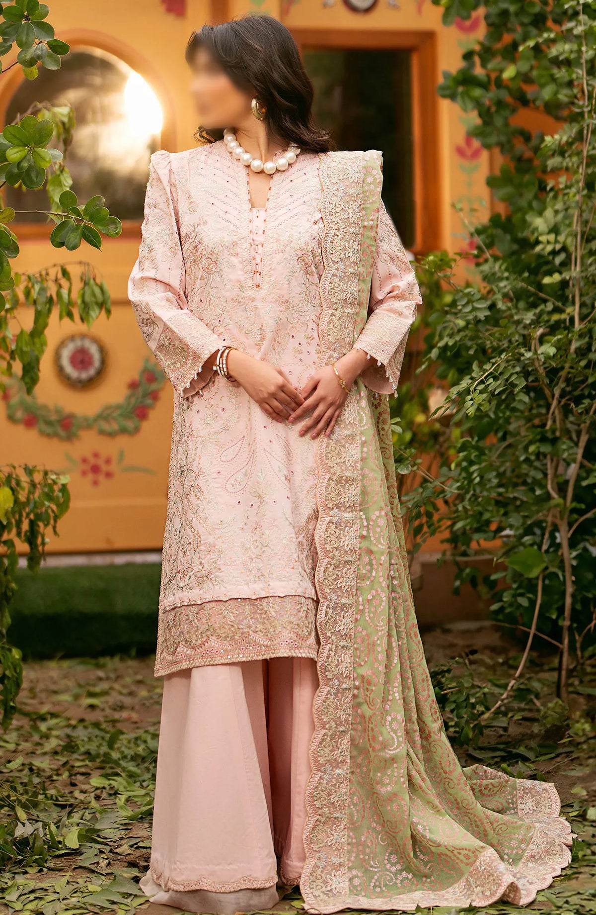 Maryum N Maria Luxury Lawn Collection 2024 - MS24-558 BENNU