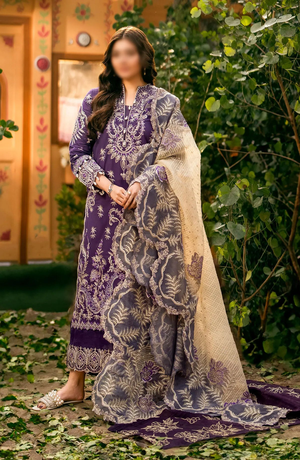 MARYUM N MARIA Luxury Lawn Collection 2024 - MS24-564 RAHMA