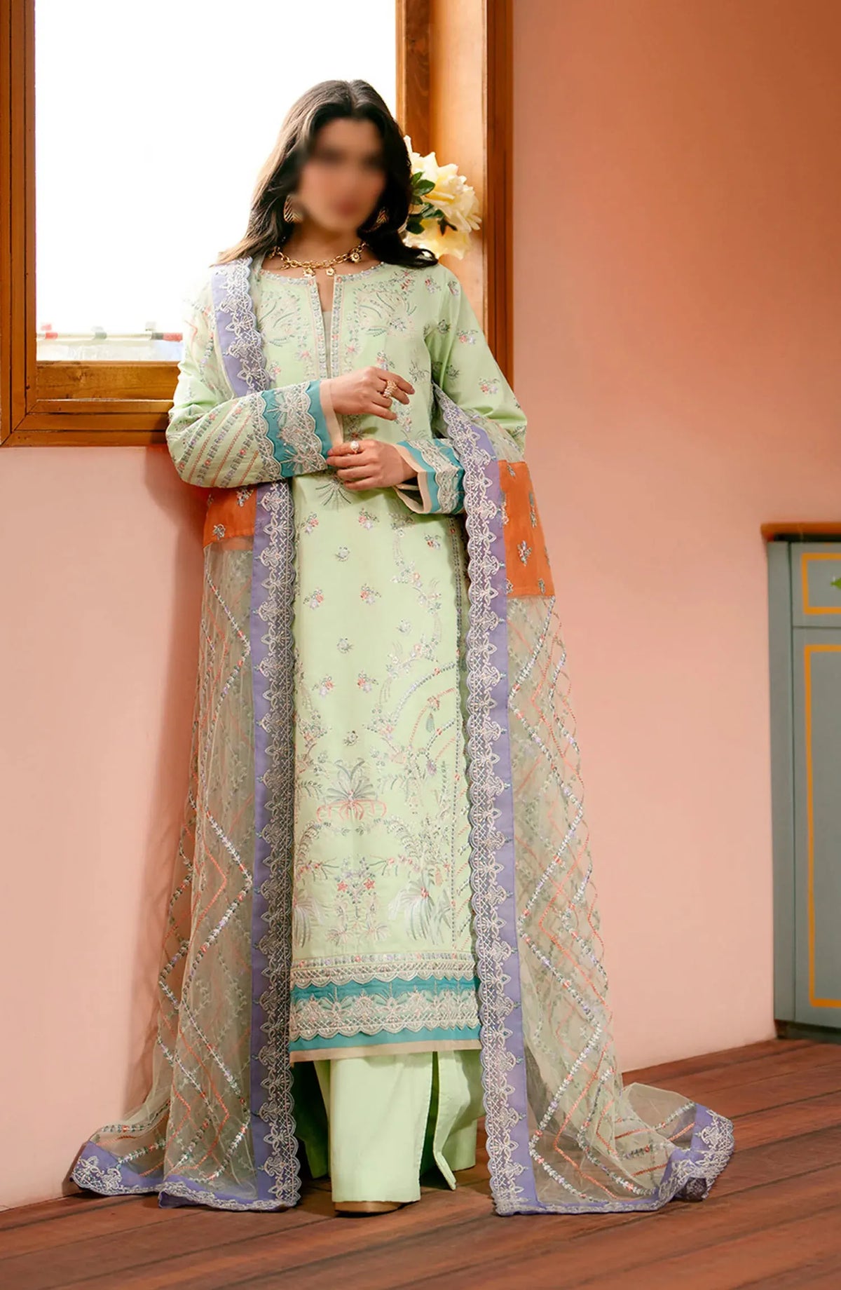CMARYUM N MARIA Luxury Lawn Collection 2024 - MS24-566 ZARA