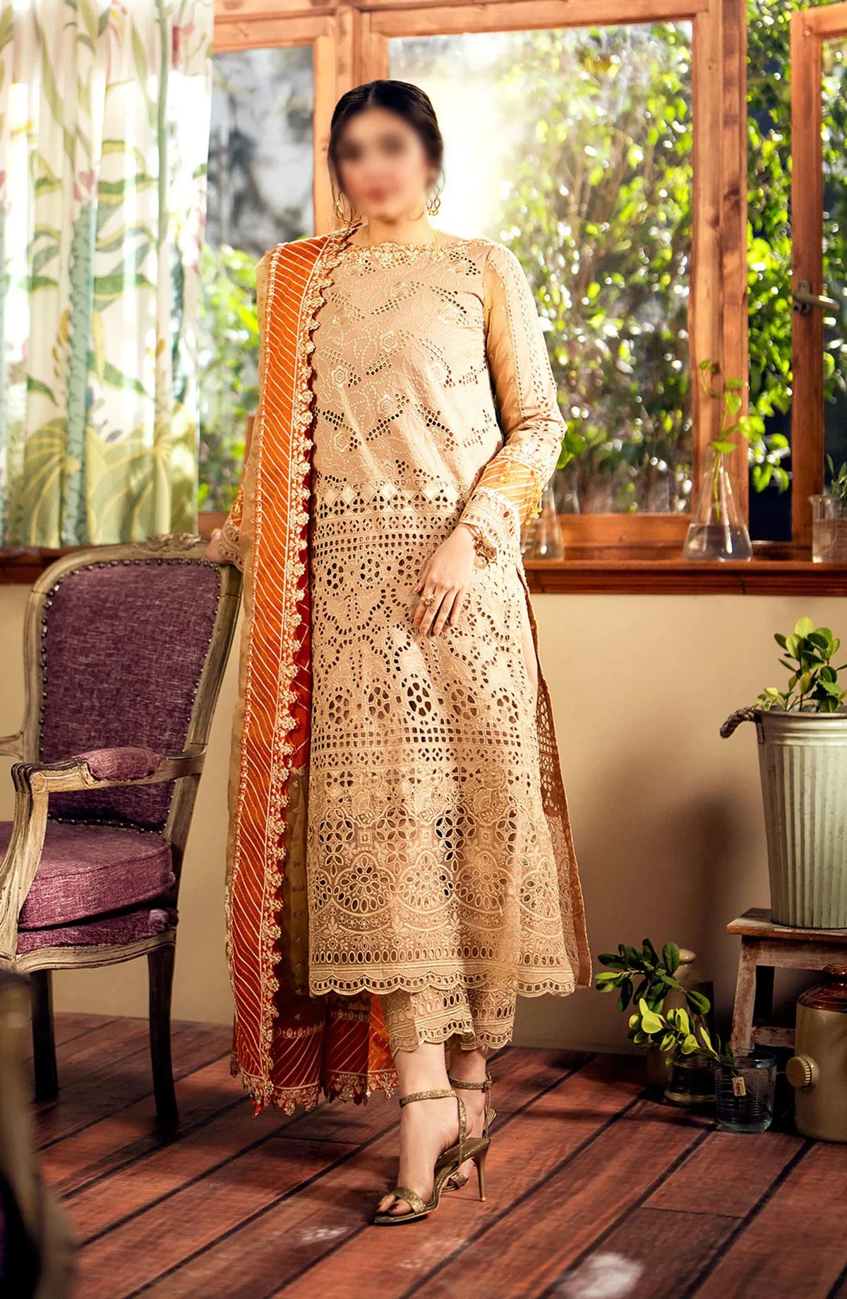 MARYUM N MARIA Luxury Lawn Collection 2024 - MS24-567 NORA