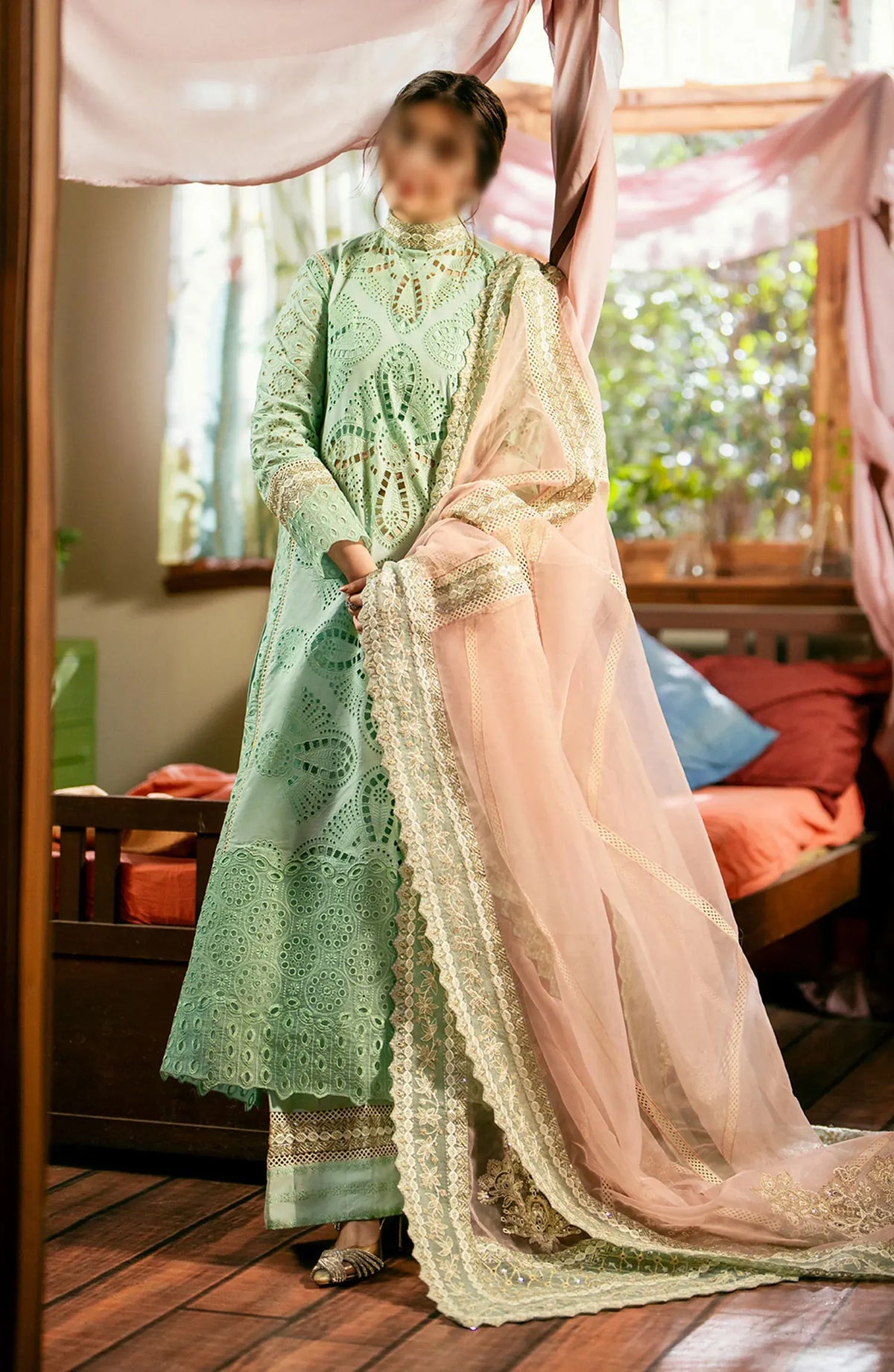 MARYUM N MARIA Luxury Lawn Collection 2024 - MS24-568 RAWIYA