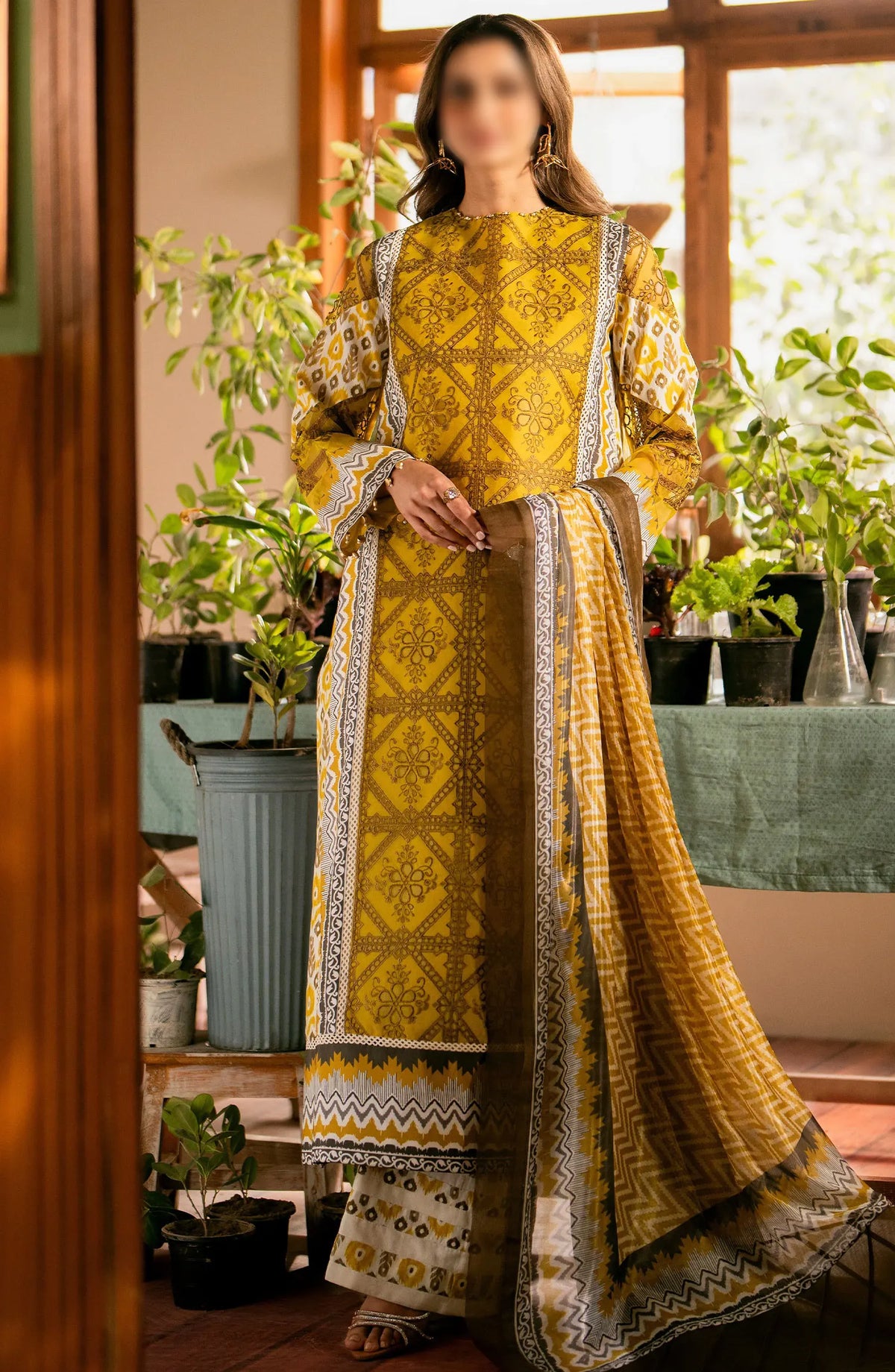 Maryum N Maria Luxury Lawn Collection 2024 - MS24-576 LAYLA