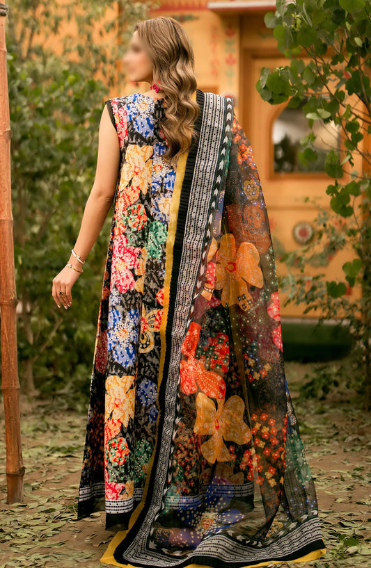 Maryum N Maria Luxury Lawn Collection 2024 - MS24-580 FEMI
