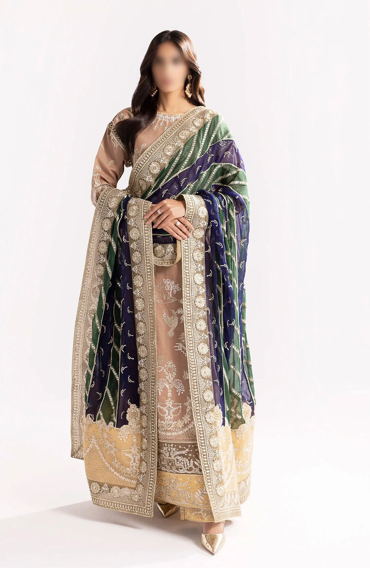 Maryum N Maria Eid Luxury Lawn Collection - MS24-589 FAREENA