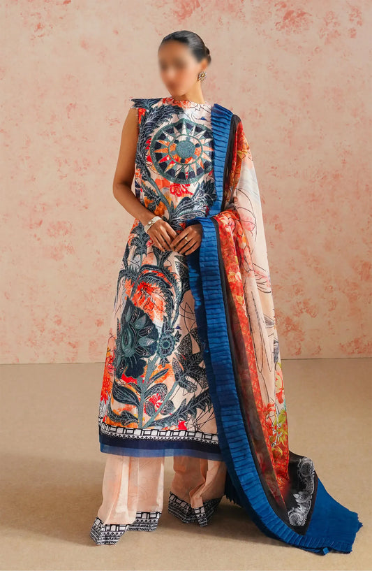 Maryum N Maria Eid Luxury Lawn Collection - MS24-593 SHAFAQ
