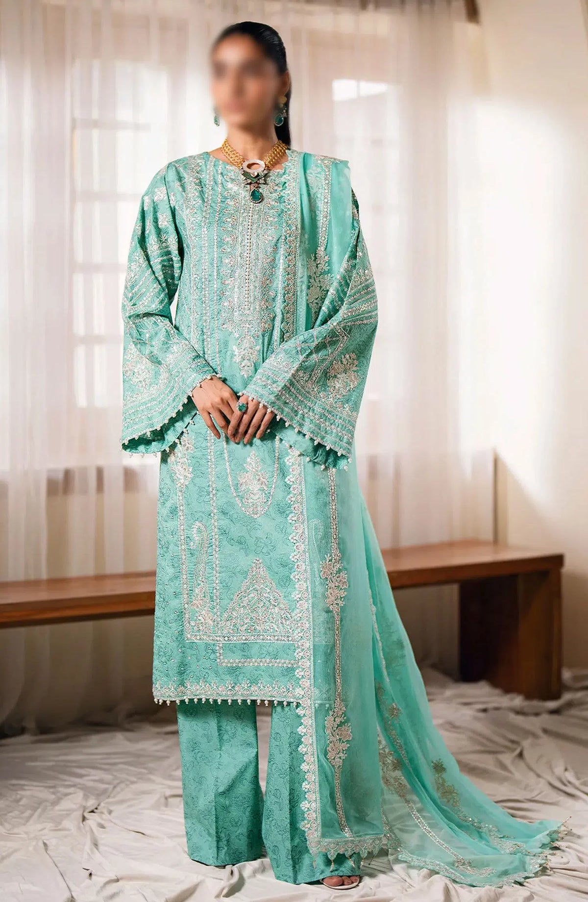 Maryum N Maria Eid-ul-Azha Chapter Two - Luxury Lawn 2024 - MS24-615 SALMA