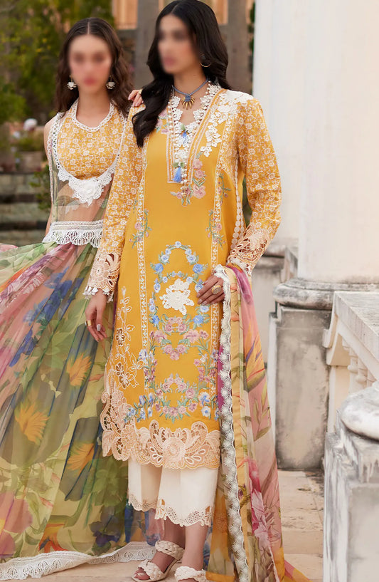 Mushq Te Amo Luxury Lawn Collection 2024 - MSL 2405