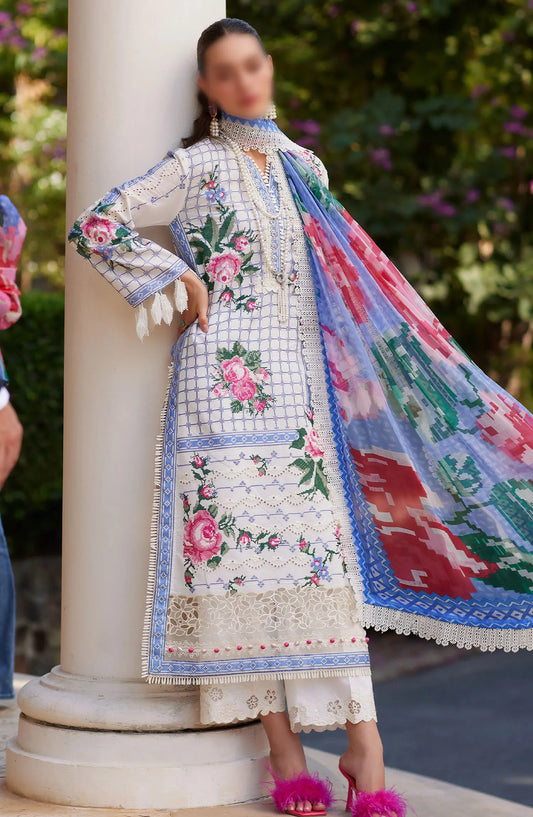 Mushq Te Amo Luxury Lawn Collection 2024 - MSL 2407