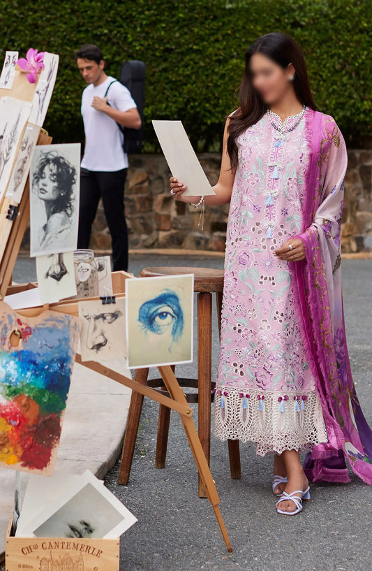 Mushq Te Amo Luxury Lawn Collection 2024 - MSL 2411
