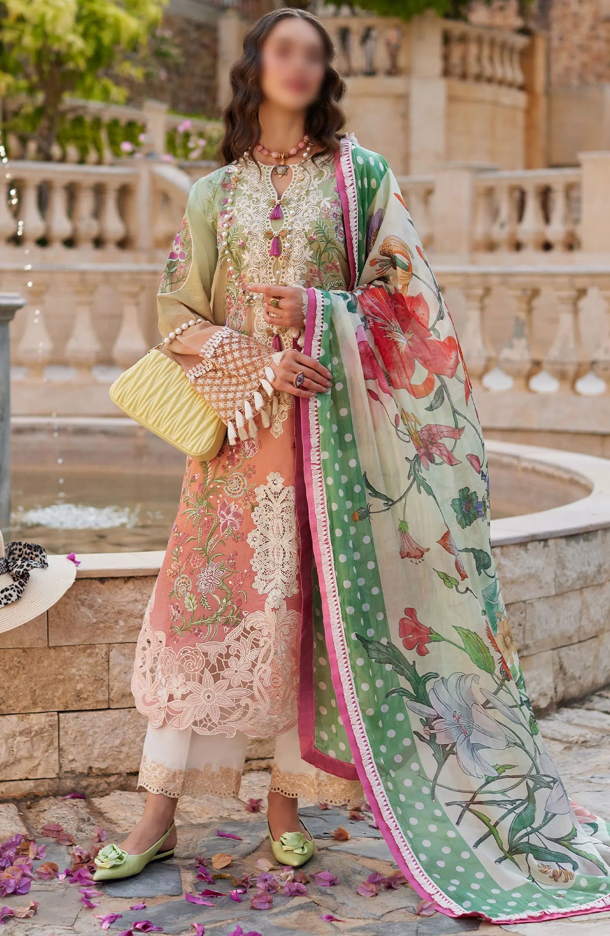 Mushq Te Amo Luxury Lawn Collection 2024 - MSL 2413