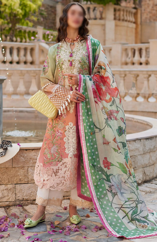 Mushq Te Amo Luxury Lawn Collection 2024 - MSL 2413