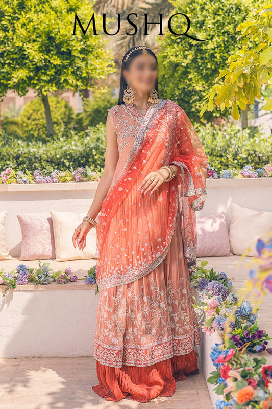 Mushq Moonsoon Wedding Luxury Unstitched Chiffon MSQ 22 05