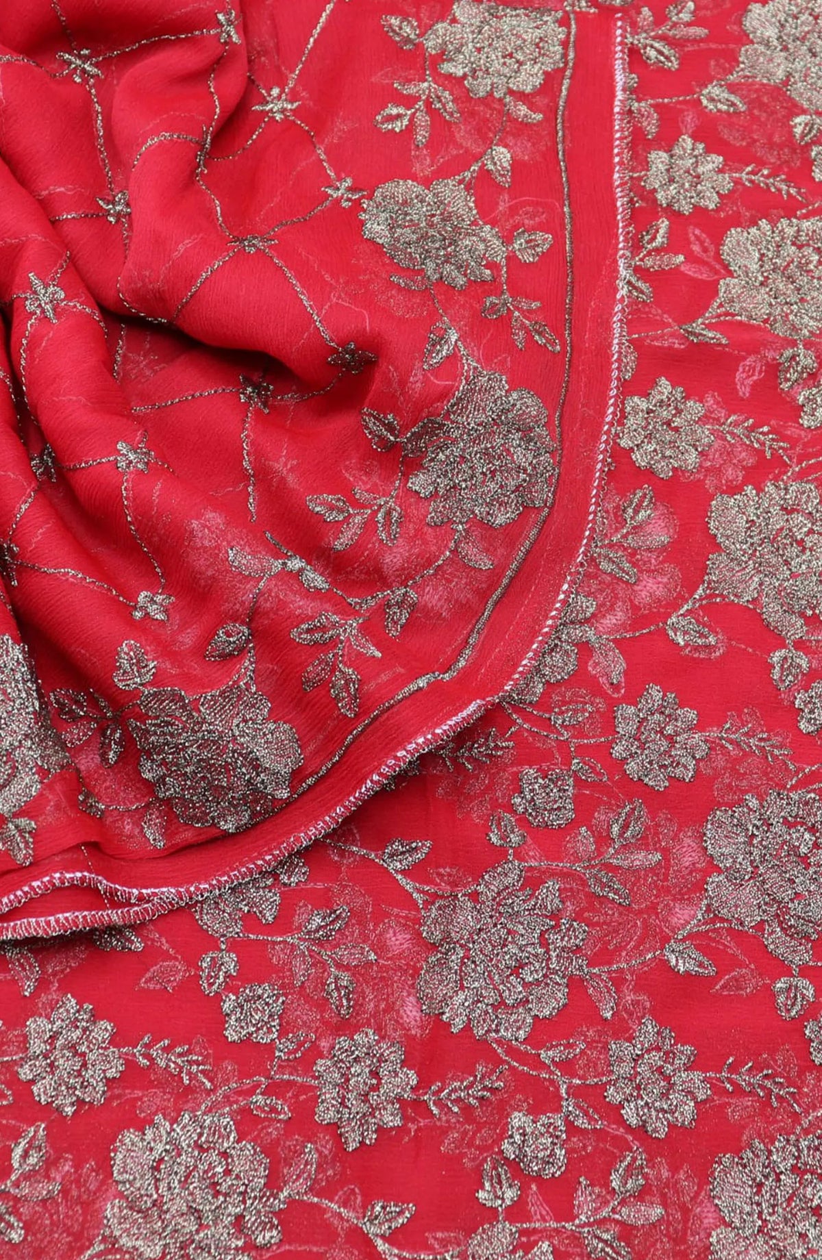 Mesum Unstitched Exclusive Embroidered Crinkle Chiffon Collection 2024 - MUEEC 06