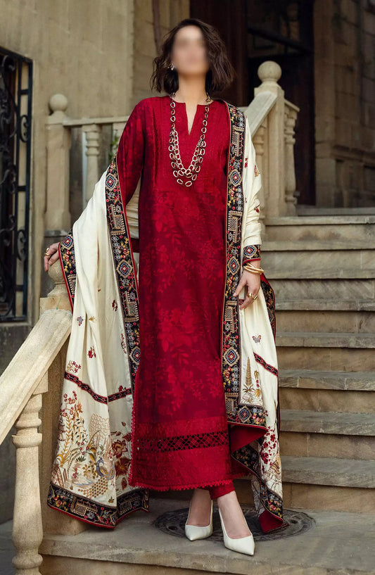 Mushq Broadway A Walk To Remember Luxury Winter Shawl Collection - MWI 06 FLYING KISS