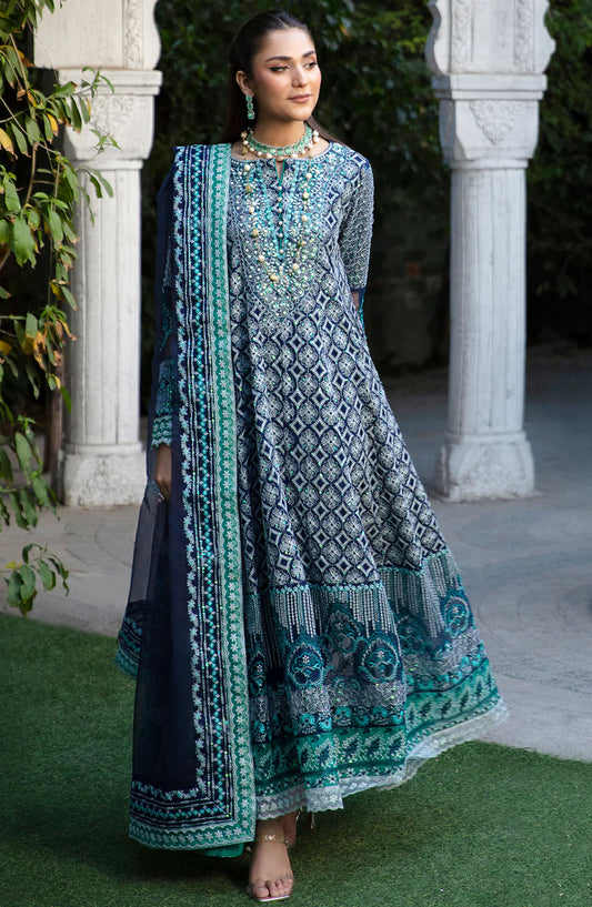 Rang E Noor Festive Collection By Maria Osama Khan - Nargis - Navy Blue