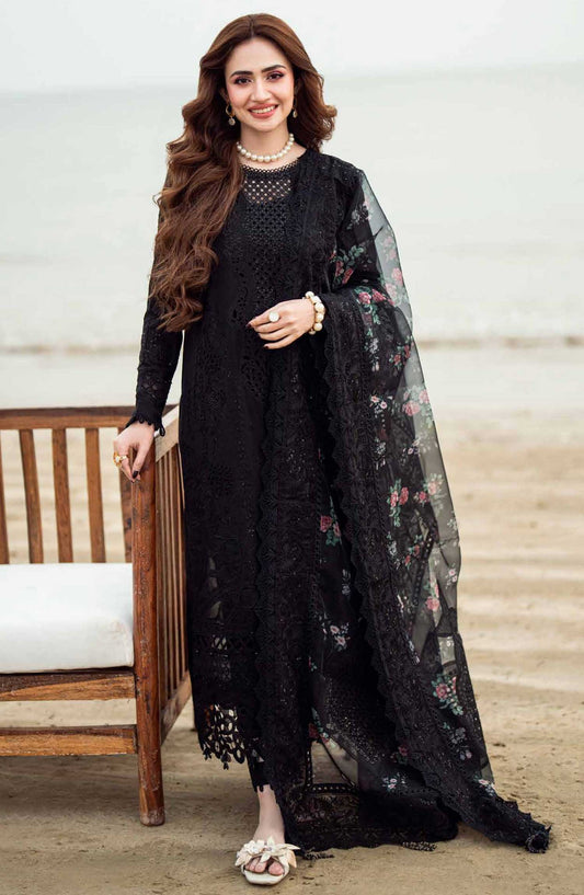 Khuwab by Nureh Chikankari Lawn Unstitched 3 Piece - NE-151 - NU25KL - Summer Collection
