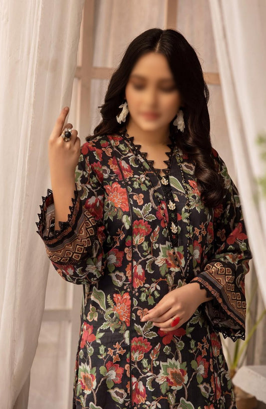 NUR Printed 02 Piece Khaddar Collection NK 04