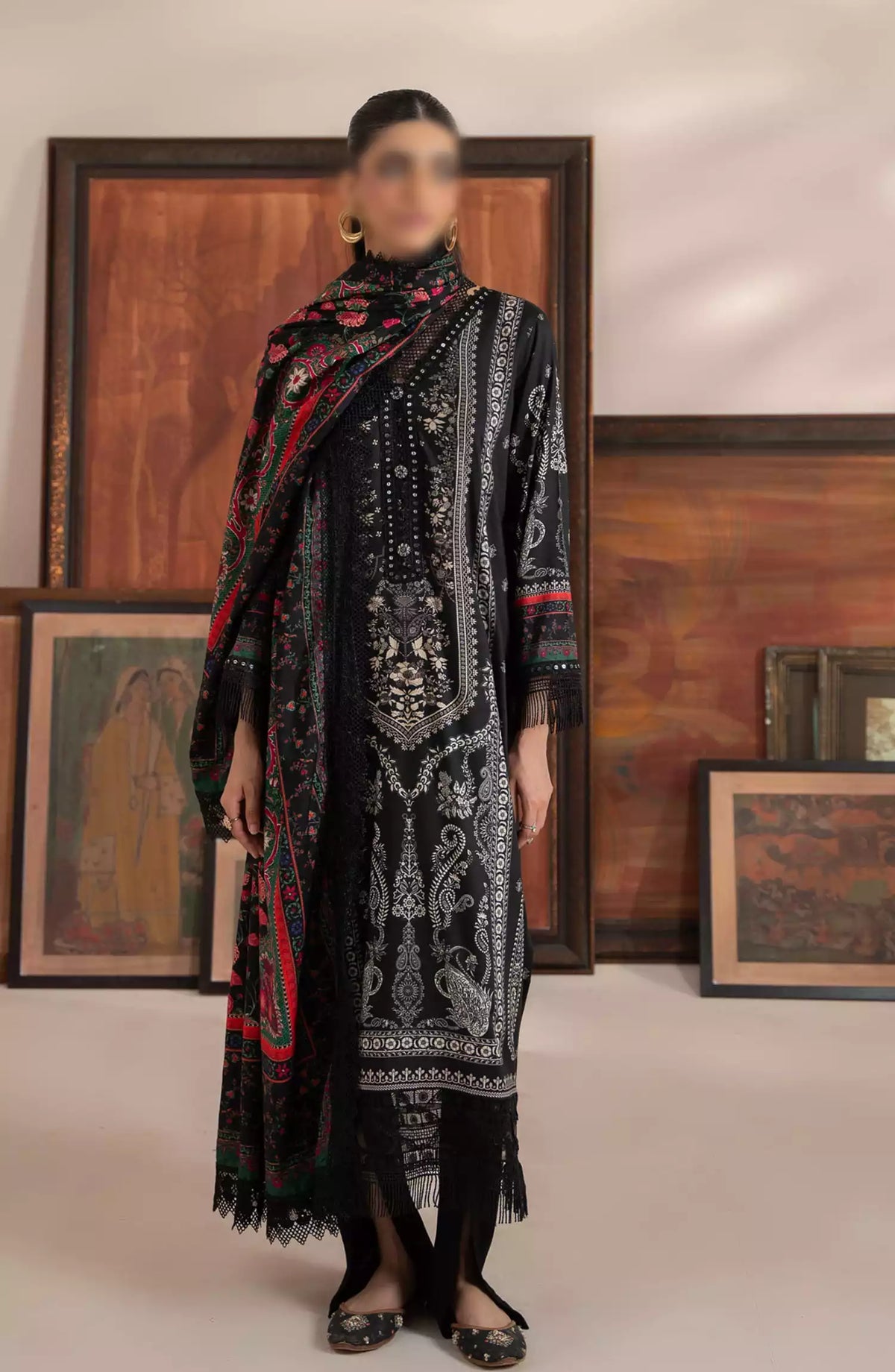 Mausummery Winter Unstitched Collection Vol 02 - NOIR