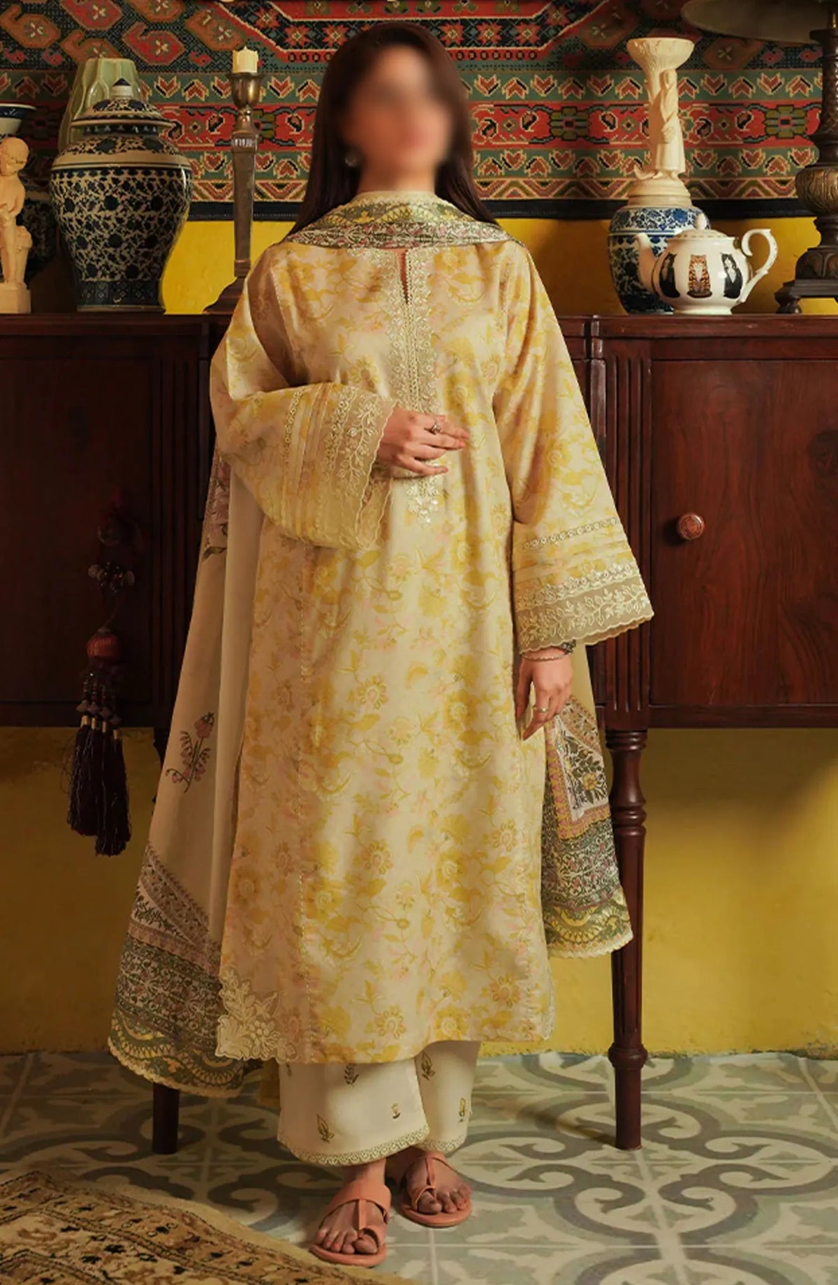 Seran Afsanah Unstitched Luxury Lawn Collection 2024 - Nooru