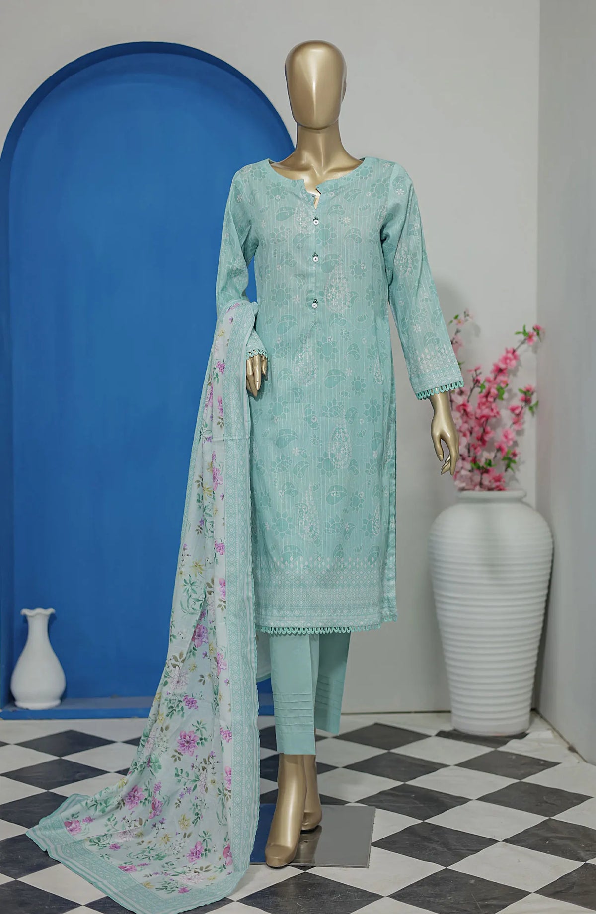 HZ Nayab Digital Printed Doriya Voile Lawn Dupatta Collection - NPD 83