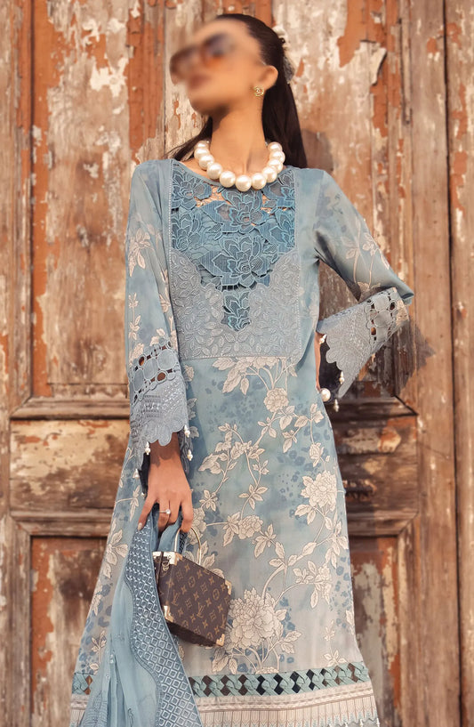 Nureh Maya Swiss Voile Embroidered Collection 2024 - NS-116