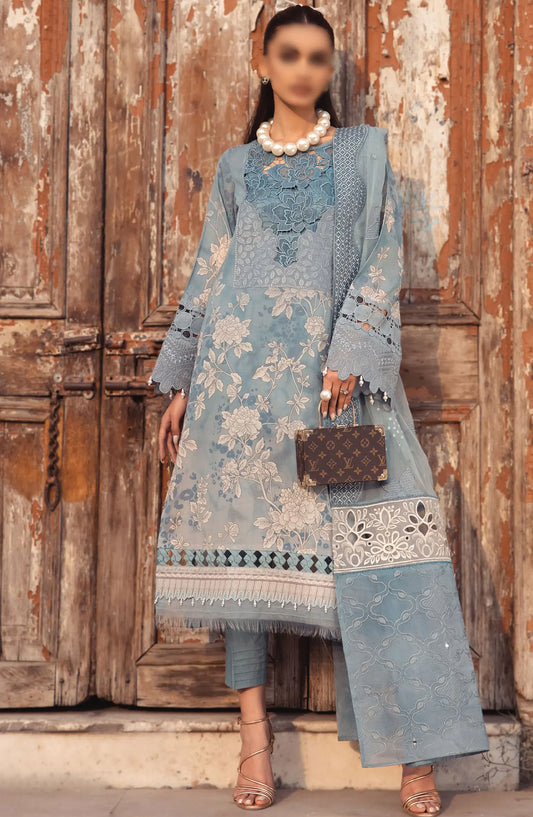 Nureh Maya Swiss Voile Embroidered Collection 2024 - NS-116