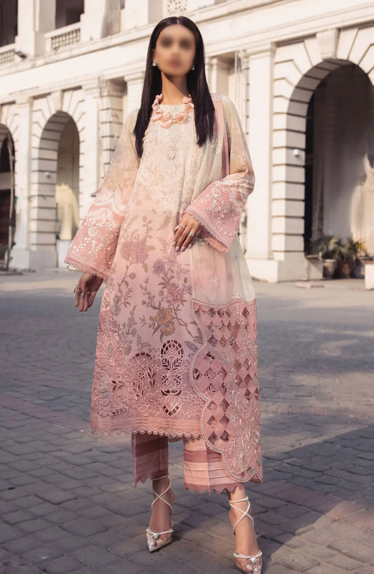 Nureh Maya Swiss Voile Embroidered Collection 2024 - NS-117