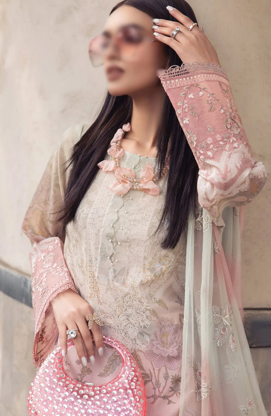 Nureh Maya Swiss Voile Embroidered Collection 2024 - NS-117