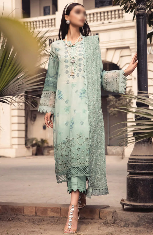 Nureh Maya Swiss Voile Embroidered Collection 2024 - NS-118