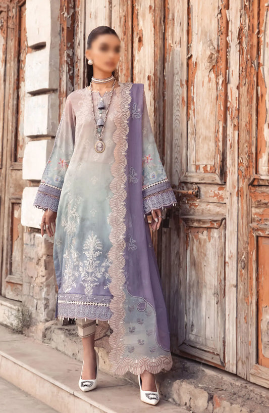 Nureh Maya Swiss Voile Embroidered Collection 2024 - NS-121