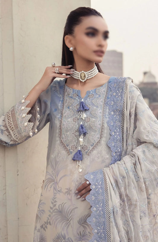 Nureh Maya Swiss Voile Embroidered Collection 2024 - NS-122