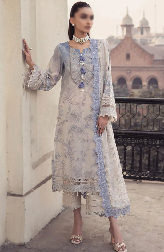 Nureh Maya Swiss Voile Embroidered Collection 2024 - NS-122