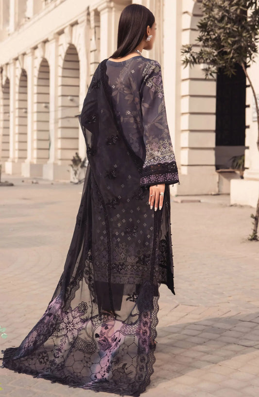 Nureh Maya Swiss Voile Embroidered Collection 2024 - NS-123