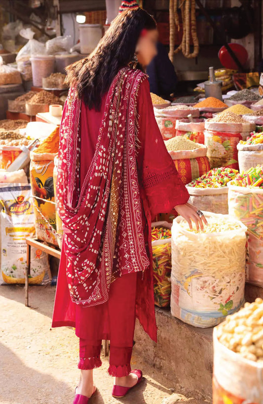 Nureh Bazar Lawn Chikankari Collection 2024 - NS 124