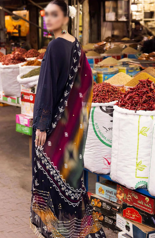 Nureh Bazar Lawn Chikankari Collection 2024 - NS 129