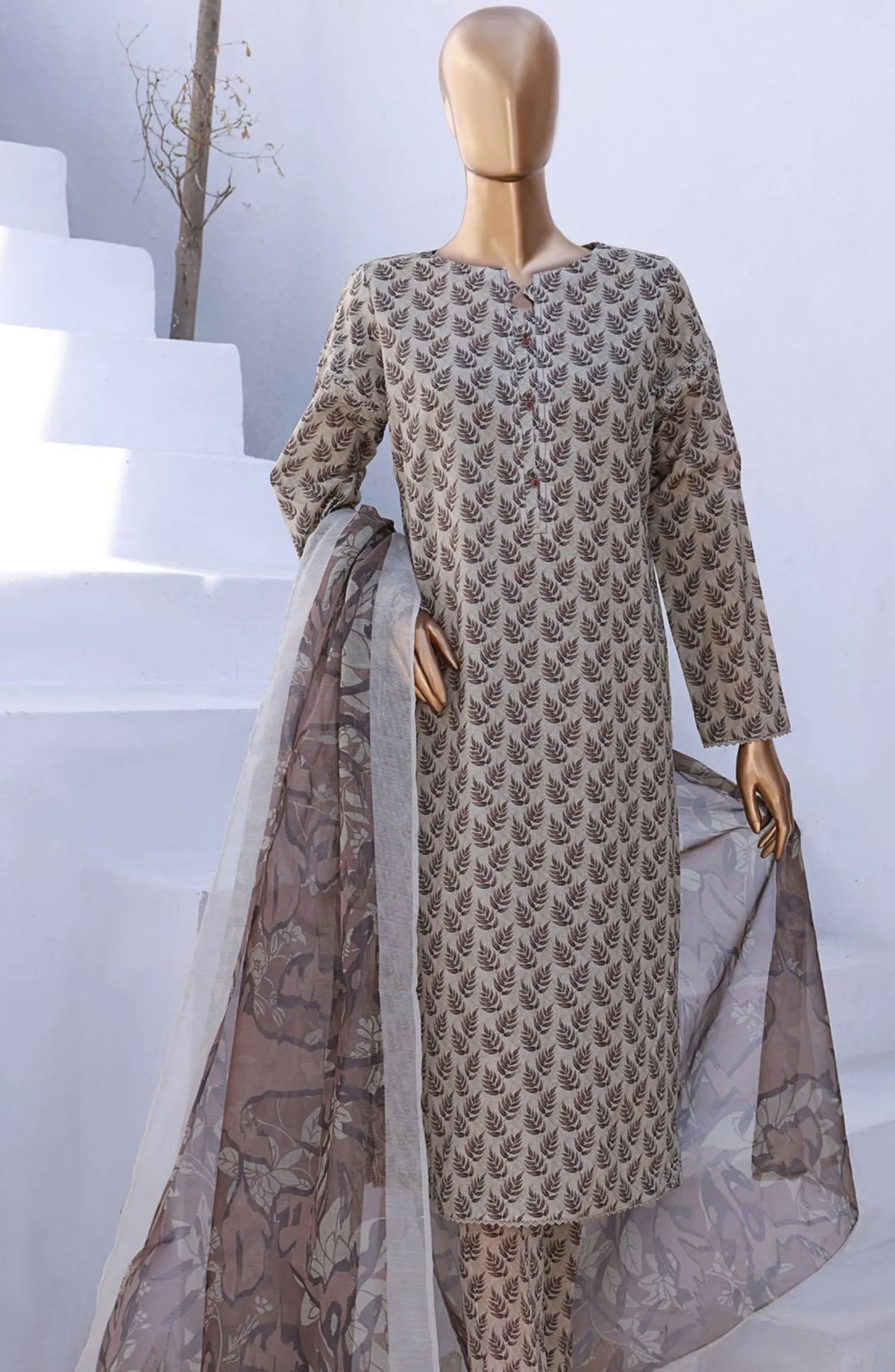 HZ Organic Co Ords 3 Piece Printed Collection - OC 507