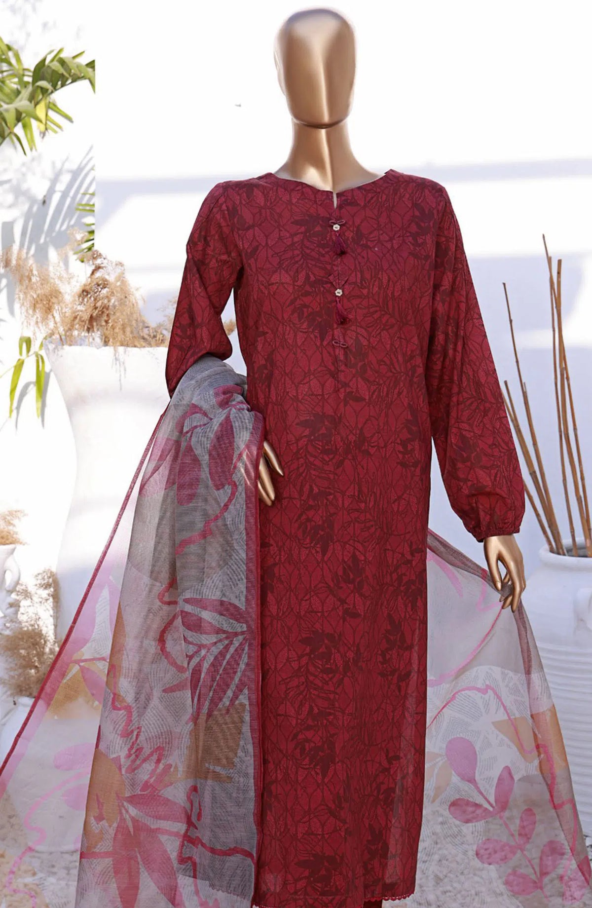 HZ Organic Co Ords 3 Piece Printed Collection - OC 508
