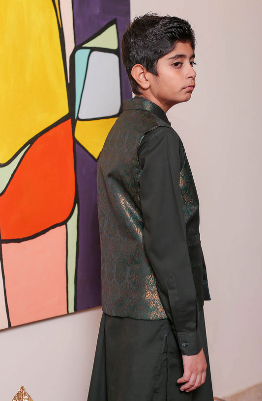 Real Image Kids Waist Coat and Prince Coat Collection 2024 - OKW 048A