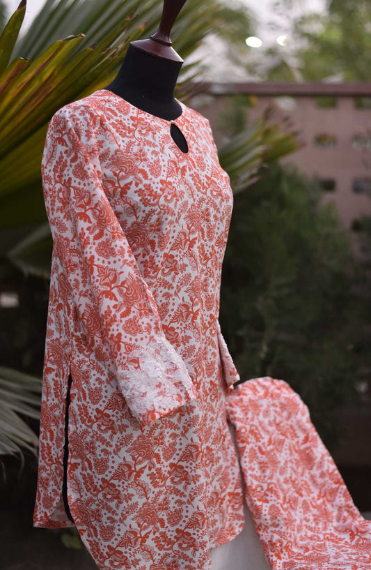 Artistic Wear Pret Collection Orange Paisley
