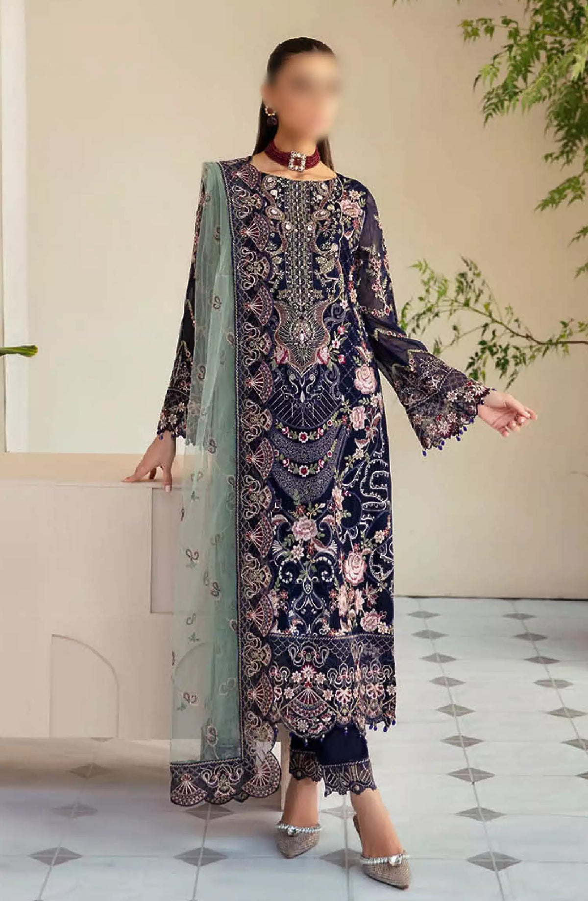 Ramsha Dastoor Chiffon Collection Vol 01 - P-110