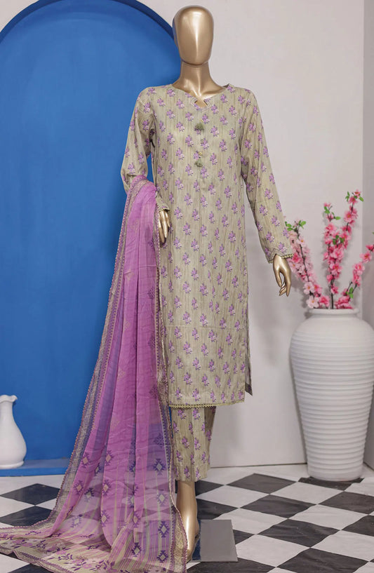 HZ Platinum Co Ords 3 Pcs Printed Collection - PCC 05 A