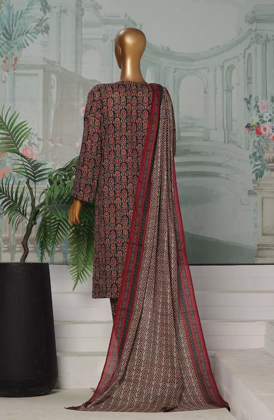 HZ Platinum Co Ords Autumn 3 Pcs Printed Collection - PCC-225 A